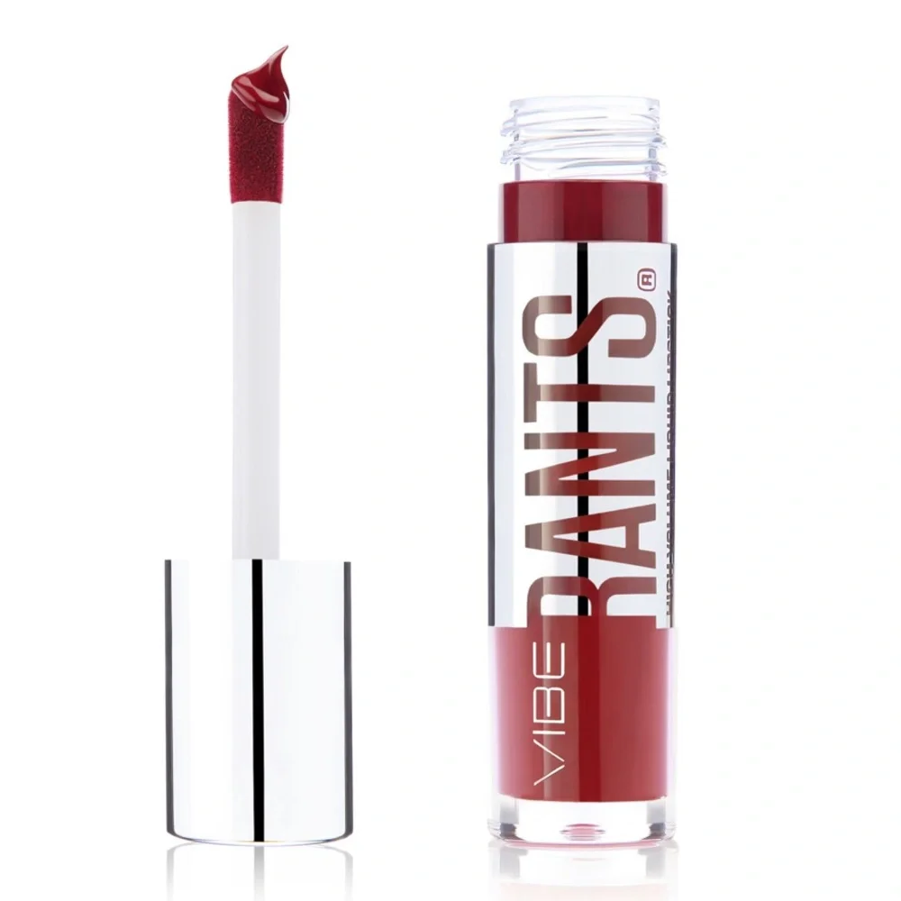 VIBE RANTS High Volume Liquid Lipstick Wrecking Ball dark red 5mL 0.17 oz NEW!